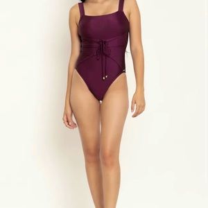 Blackmilk  NWT Shimmer Purple Corset Suit
